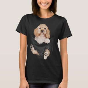 Camiseta Os Cachorros Dão O Spaniel De Cocker No Pocket Eng