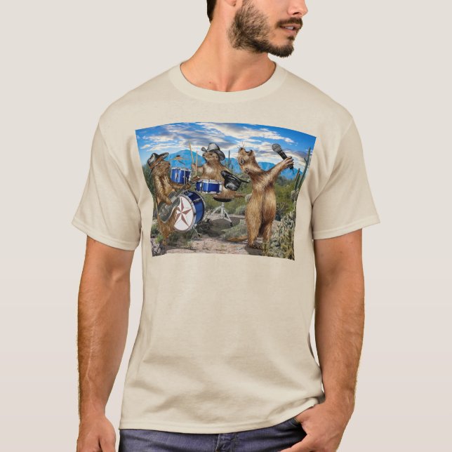 Camiseta Os Cães Da Prairie Vivem! (Frente)
