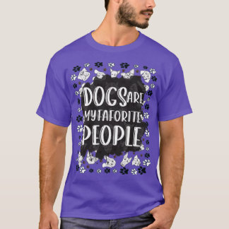 Camiseta Os cães são as minhas pessoas favoritas
