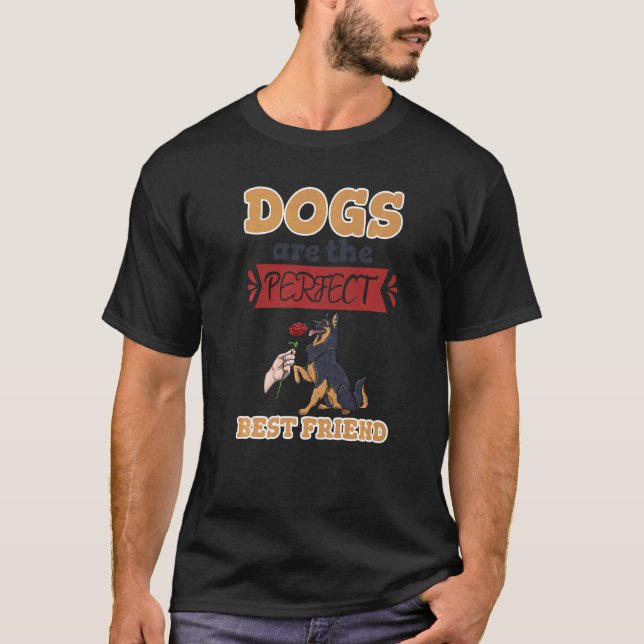 Camiseta Os Cães São As Mulheres Mais Amigas Perfeitas Dogg (Frente)