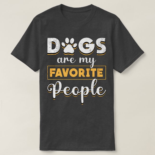 Camiseta Os Cães São Meu Cachorro De Retriever Do Pessoas F (Frente do Design)