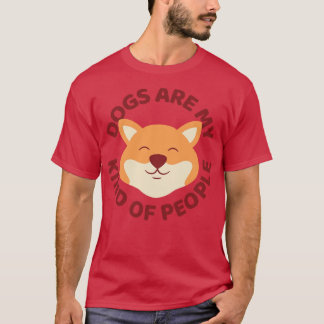 Camiseta Os Cães São O Meu Tipo De Pessoas