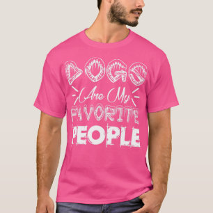 Camiseta os cães são os meus amantes favoritos de cães da p