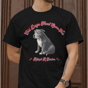 Camiseta Os Cães Velhos Precisam De Amor Para Adotar Um Mai