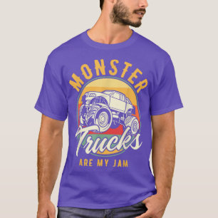Camiseta Os Caminhões Monstros São O Meu Empenho Para Um Ve