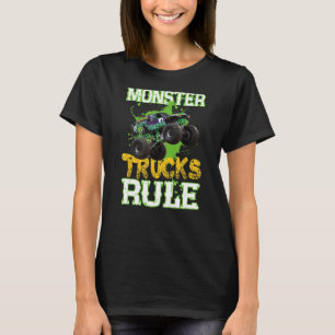 Camiseta Os Caminhões Monstros São Os Meus Caminhões Monstr
