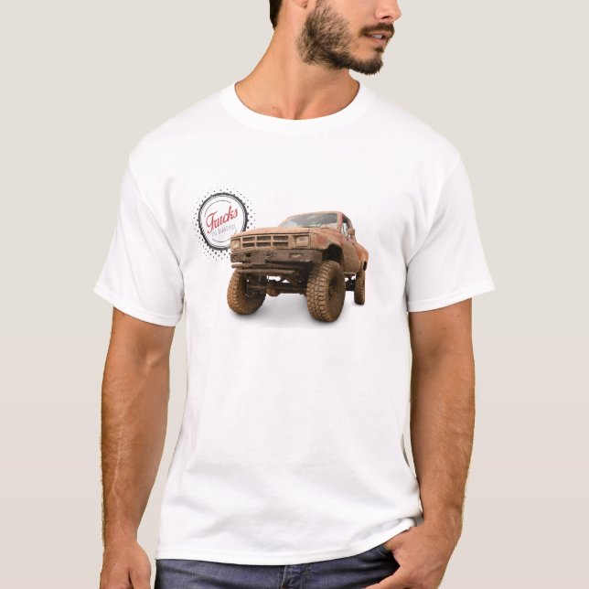 Camiseta Os caminhões são bonitos (4x4 'Yota) (Frente)