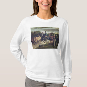 Camiseta Os camponeses de Flagey que retornam da feira