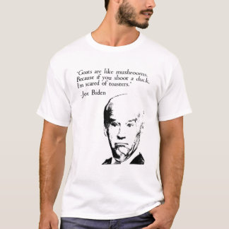 Camiseta Os Caprinos São Como Cogumelos Engraçados, Citação