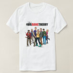 Camiseta Os Caracteres Teóricos do Big Bang<br><div class="desc">Este gráfico mostra todos os seus personagens favoritos da Teoria do Big Bang.</div>