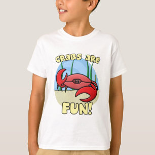 Camiseta Os caranguejos são t-shirt da campainha da crian