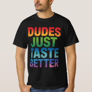Camiseta Os Caras São Muito Mais Saborosos Diversão Orgulho