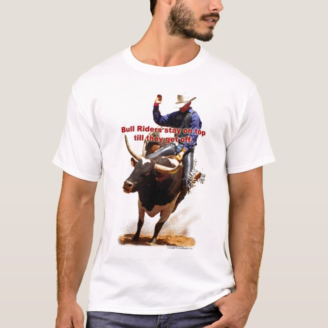 Camiseta Os cavaleiros de Bull permanecem na parte superior (Frente)