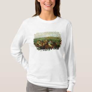 Camiseta Os cavalheiros de Edgar Degas competem, antes da