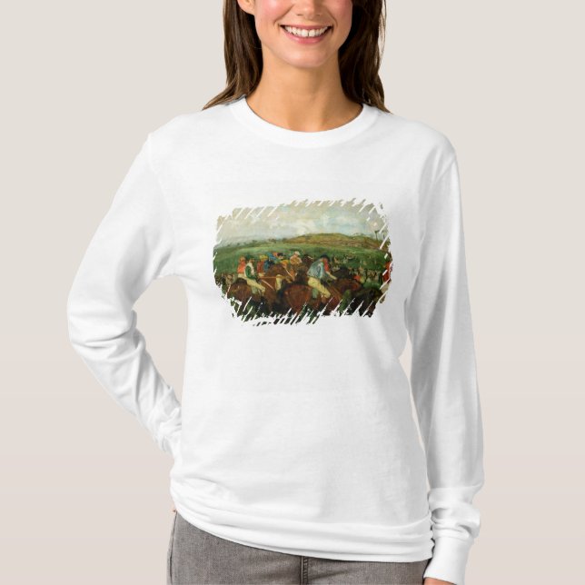 Camiseta Os cavalheiros de Edgar Degas | competem, antes da (Frente)