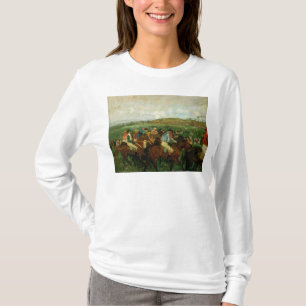 Camiseta Os cavalheiros de Edgar Degas   competem, antes da