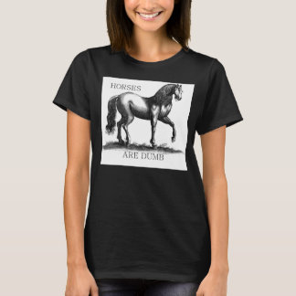 Camiseta Os cavalos são mudos