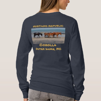Camiseta Os cavalos selvagens do Corolla
