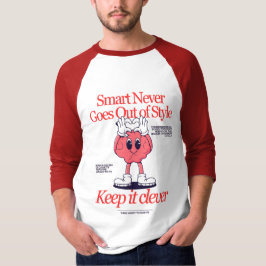 Camiseta - Os cérebros estão sempre na moda