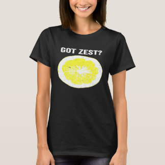 Camiseta Os Chefs Têm O Mais Zest Foodie Culinary Student