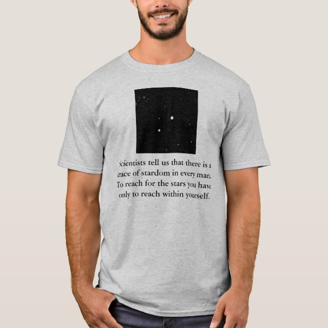 Camiseta Os cientistas dizem-nos que há… (Frente)