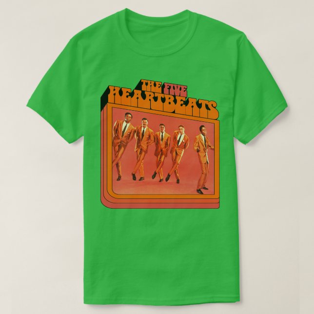 Camiseta Os Cinco Batimentos Cardíacos 1 (Frente do Design)