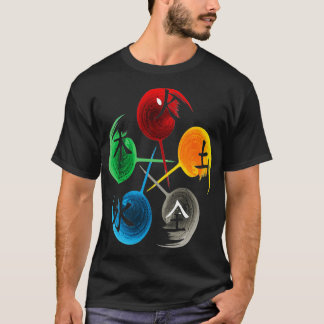 Camiseta Os Cinco Elementos De Qigong Tai Chi t Design