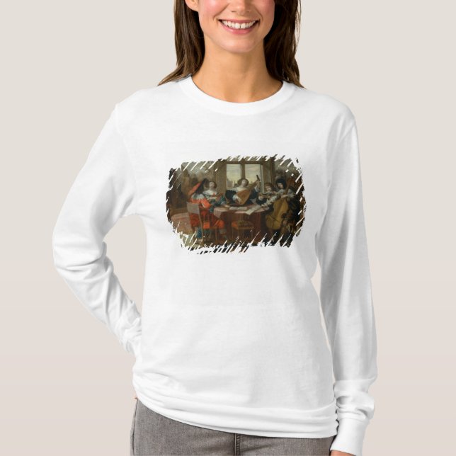 Camiseta Os cinco sentidos - audição (Frente)