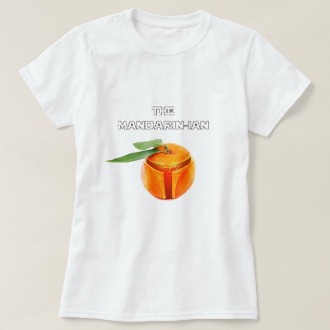 Camiseta Os citrinos da fruta mandarim (Frente do Design)