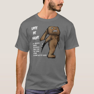 Camiseta Os coelhos maus Sharpen suas facas