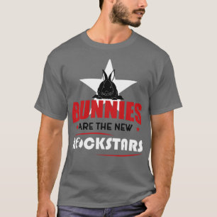 Camiseta Os coelhos são estrelas-de-foguete