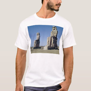 Camiseta Os Colossi de Memnon, estátuas de Amenhotep