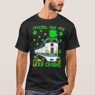 Camiseta Os Comboios São A Minha Sorte De Trem Rua No Dia D