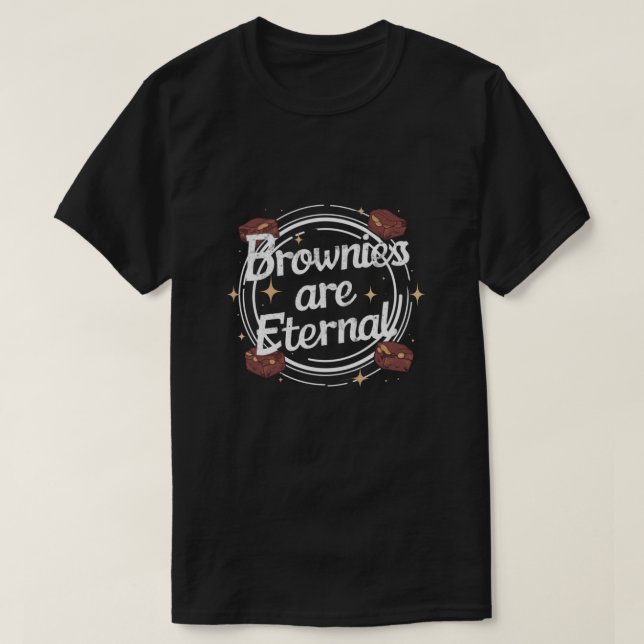 Camiseta Os cookies são eternos (Frente do Design)
