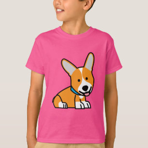 Camiseta Os Corgis do Corgi perseguem o Pembroke feliz