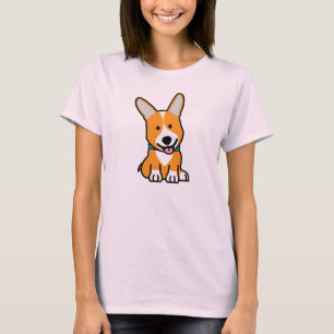 Camiseta Os Corgis do Corgi perseguem o Pembroke feliz