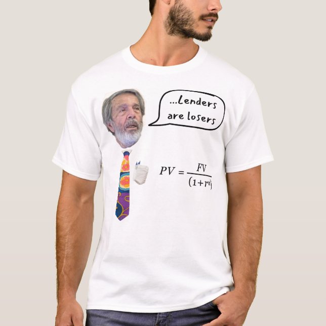 Camiseta Os credores são perdedores (Frente)