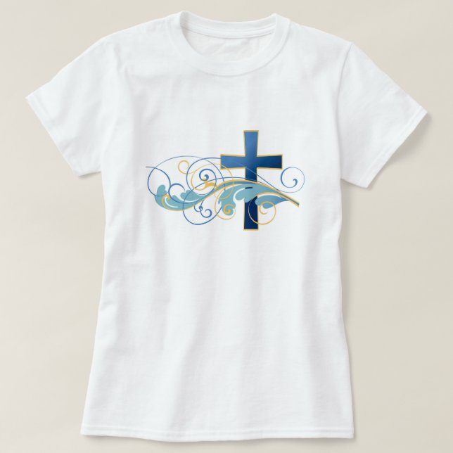 Camiseta Os cristãos verdadeiros espalharam sua palavra (Frente do Design)