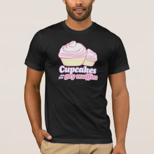 CAMISETA OS CUPCAKES SÃO APENAS MUFFIN ALEGRES