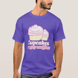 CAMISETA OS CUPCAKES SÃO APENAS MUFFIN ALEGRES