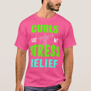 Camiseta Os Curvos São O Meu Alivio De Estresse