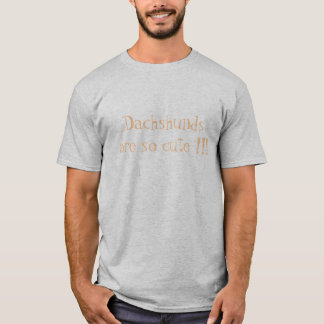 Camiseta Os Dachshunds são tão bonitos!!!