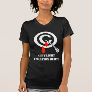 Camiseta Os danos da violação de Copyright