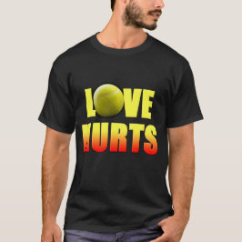 Camiseta Os danos do amor, tênis engraçado