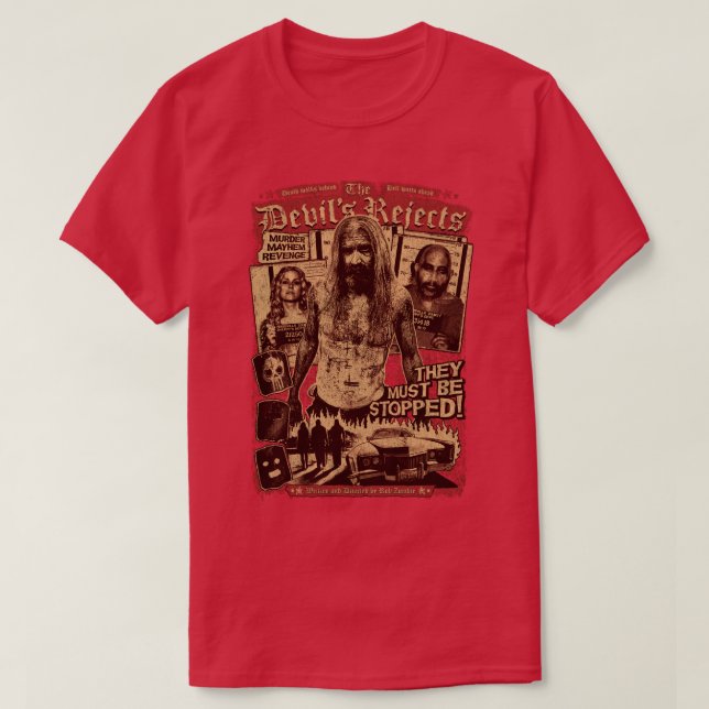Camiseta Os Demônios Rejeitam 12 (Frente do Design)