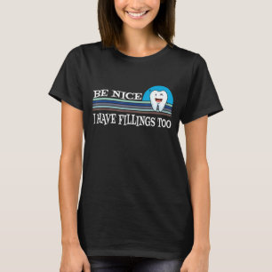 Camiseta Os Dentes De Sorriso De Raio De Sol São Bonitos.
