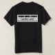 Camiseta Os desajustes T preto (Verso do Design)