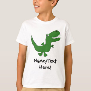 Camiseta Os desenhos animados do dinossauro de Rex do