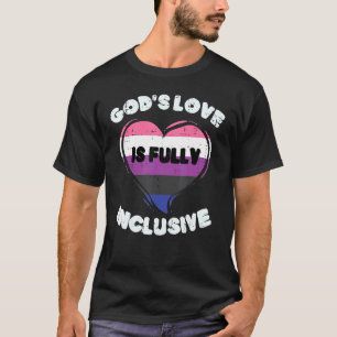 Camiseta Os Deuses Adoram Orgulho Cardíaco Totalmente Inclu