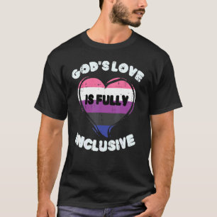 Camiseta Os Deuses Adoram Orgulho Cardíaco Totalmente Inclu